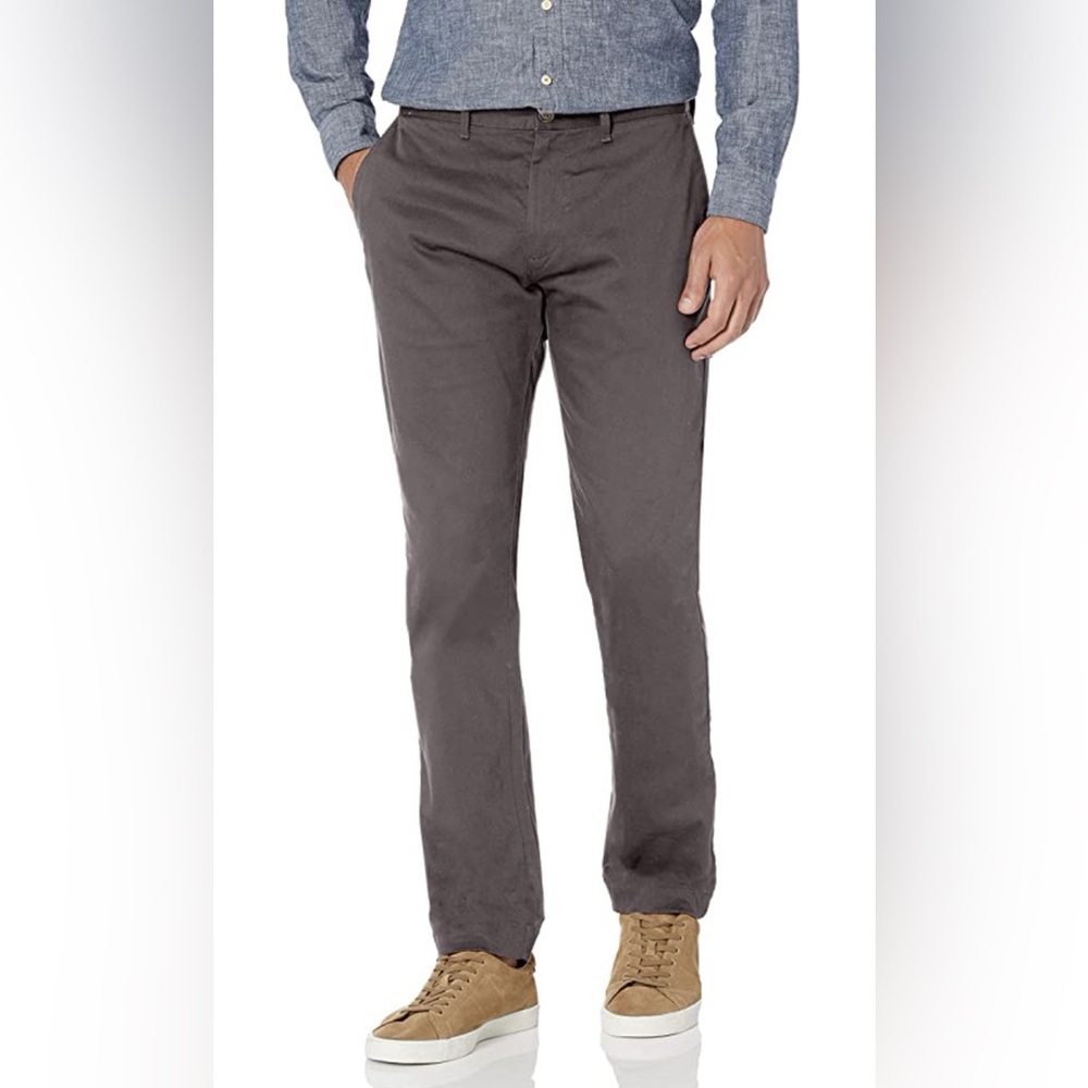 NWT Men’s J.Crew Sutton stretch chino 36x32 Coal Grey color